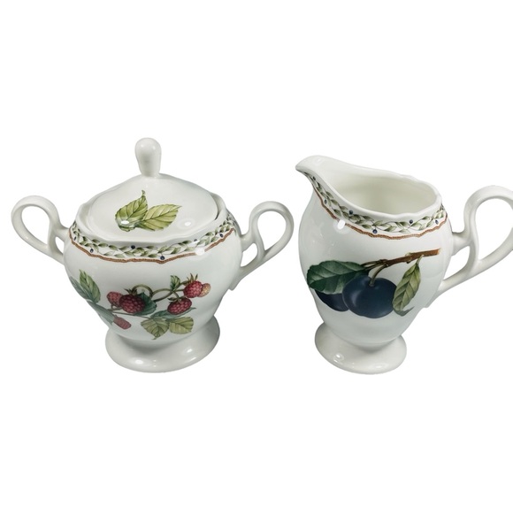 Noritake Royal Orchard Primachina Sugar and Creamer - Picture 1 of 6
